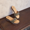 PESCURA HEEL CORK (F) Suede SP Khaki