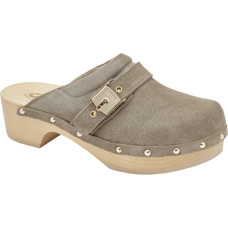 PESCURA CLOG 50 (F) Suede Bis Beige