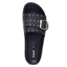 JOYCE (F) Leather + Studs Black