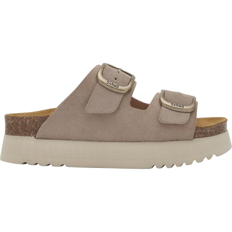 LUCIE (F) Suede Dark Beige