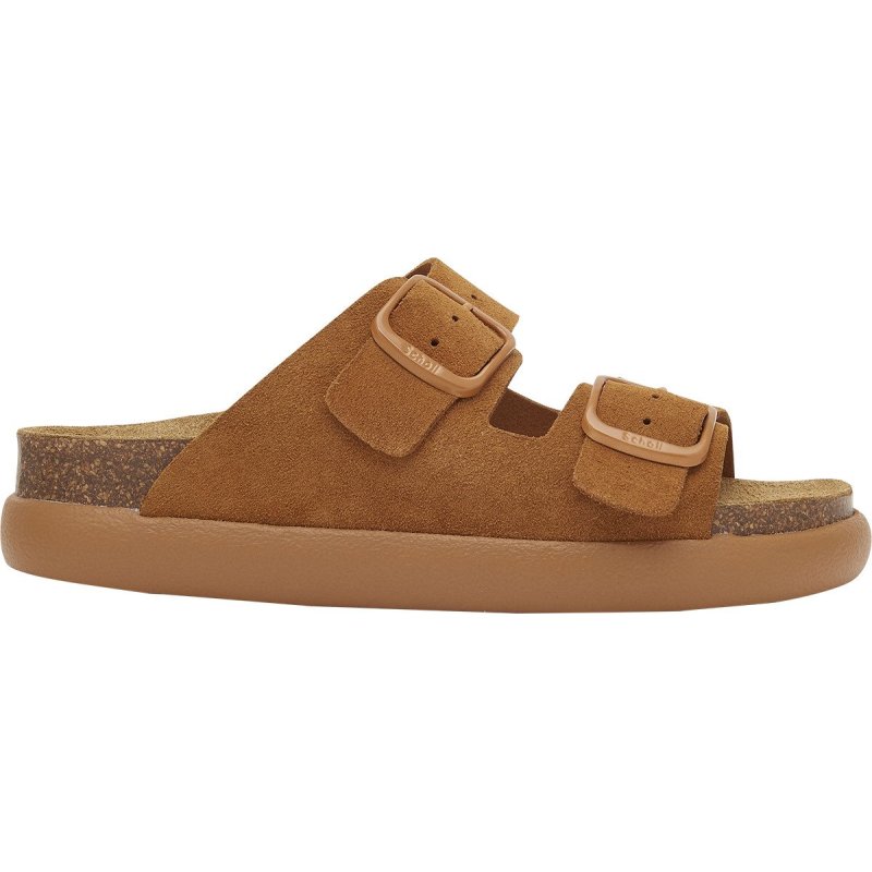 NOELLE CHUNKY (F) Suede Cognac