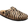 FAE (F) Printed Leather Zebra Beige/Black