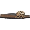 KATHLEEN (F) Printed Leather Zebra Beige/Black