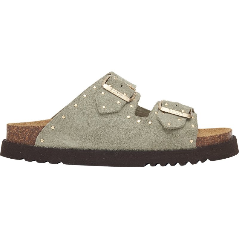 BEATRIZ (F) Suede Sage/Gold