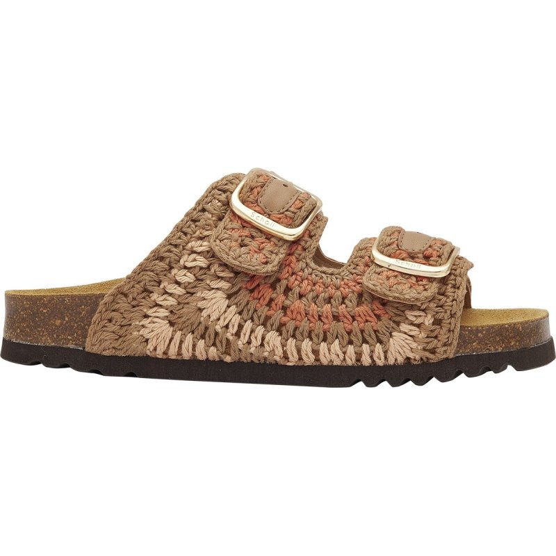 NOELLE (F) Crochet Nude/Light Brown/Cognac