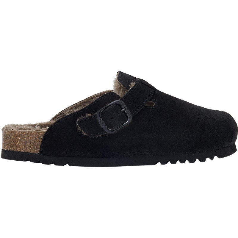FAE NEW (F) Suede / Sheepskin Black