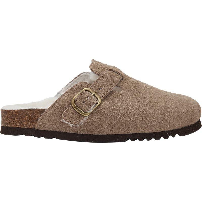 FAE NEW (F) Suede / Sheepskin Dark Beige