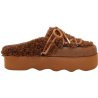 LINDSAY (F) Curly Fur + Suede Cognac