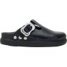 FLORA CHUNKY (F) Naplak Leather Black