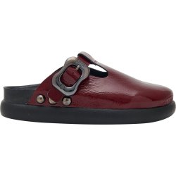 FLORA CHUNKY (F) Naplak Leather Aubergine