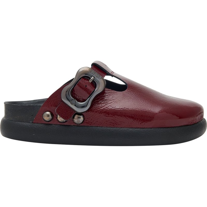 FLORA CHUNKY (F) Naplak Leather Aubergine