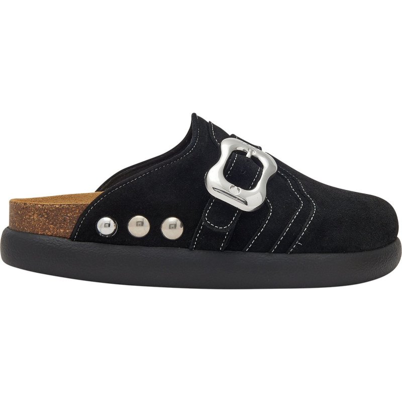 ADELAIDE CHUNKY (F) Suede Black