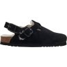 FAE BACKSTRAP (F) Suede / Sheepskin Black