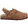 FAE BACKSTRAP (F) Suede / Sheepskin Taupe