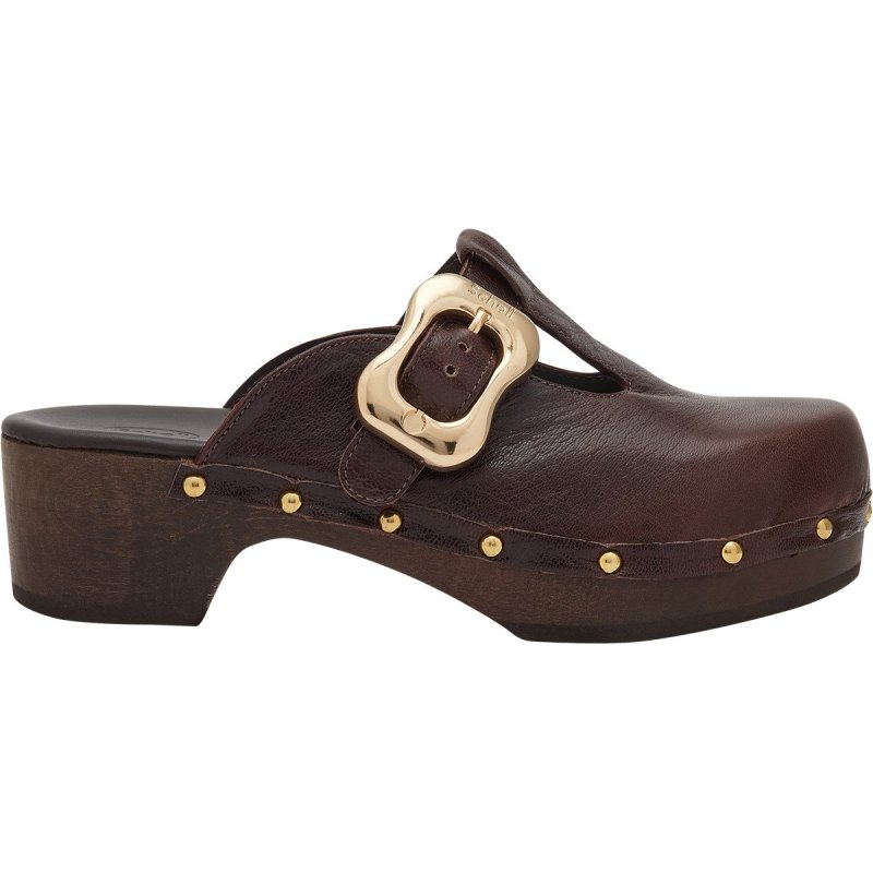 PESCURA AMELIA (F) Leather Dark Brown