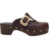PESCURA AMELIA (F) Leather Dark Brown