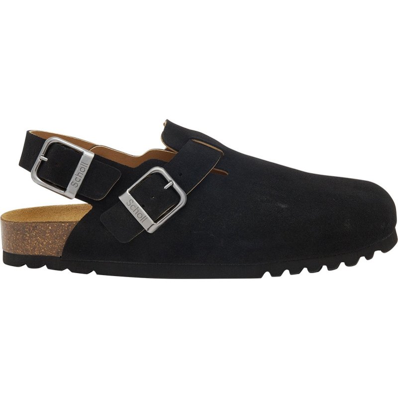 OLIVIER BACKSTRAP (H) Suede Black