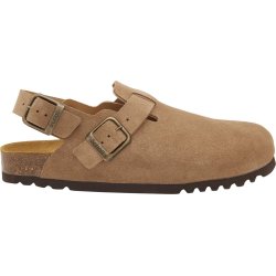 OLIVIER BACKSTRAP (H) Suede Taupe