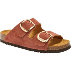 PACK 14 NOELLE (F) CUIR SUEDE BRICK RED
