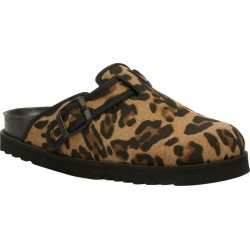 PACK 9 BEATRIZ CLOG (F) TEXTILE CANVAS DARK BEIGE/MULTI