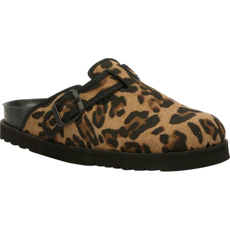PACK 9 BEATRIZ CLOG (F) TEXTILE CANVAS DARK BEIGE/MULTI