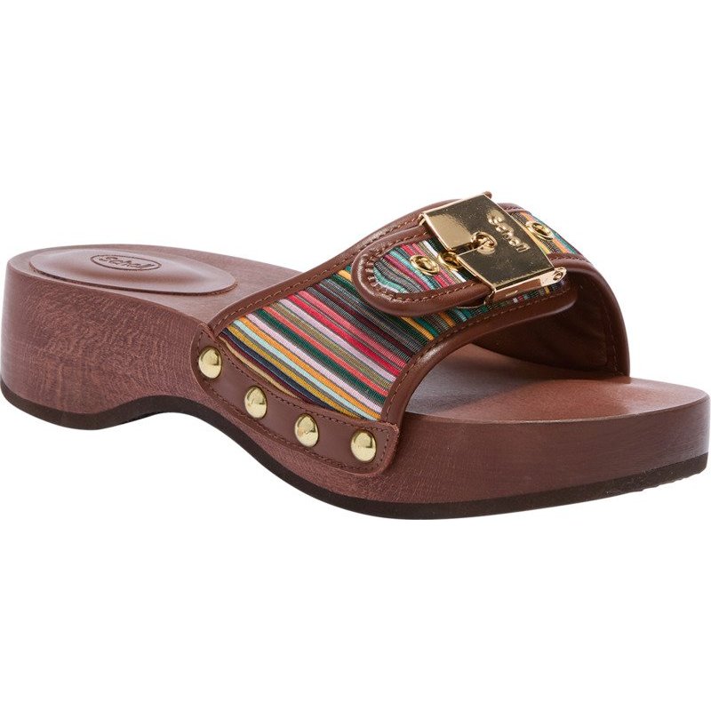PACK 9 PESCURA HEEL SR (F) SYNTHÉTIQUE - POLYESTER BROWN/MULTI