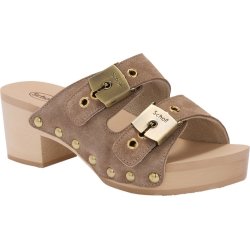 PACK 9 PESCURA IBIZA 2 STRAPS (F) CUIR - SUEDE DARK BEIGE
