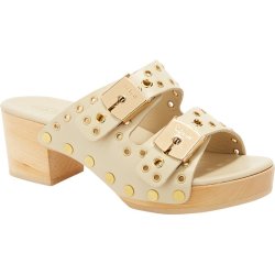 PACK 9 PESCURA IBIZA 2 STRAPS RING (F) CUIR - PLEINE FLEUR OFF WHITE