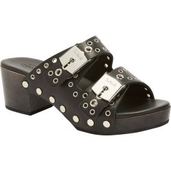 PACK 6 PESCURA IBIZA 2 STRAPS RING (F) CUIR - PLEINE FLEUR ALL BLACK