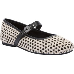 PACK 9 JENNIFER (F) TEXTILE RAPHIA WHITE/BLACK