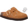 PACK 14 BEATRIZ CLOG (F) CUIR SUEDE COGNAC