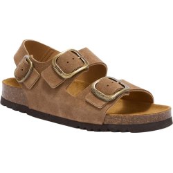 PACK 9 NOELLE BACKSTRAP (F) CUIR SUEDE TAUPE