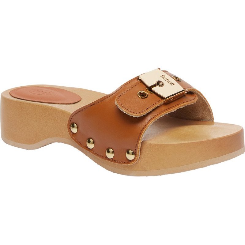 PACK 9 PESCURA HEEL SR (F) CUIR - PLEINE FLEUR COGNAC