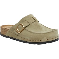 PACK 9 BORA MOCCASIN (F) CUIR SUEDE OLIVE