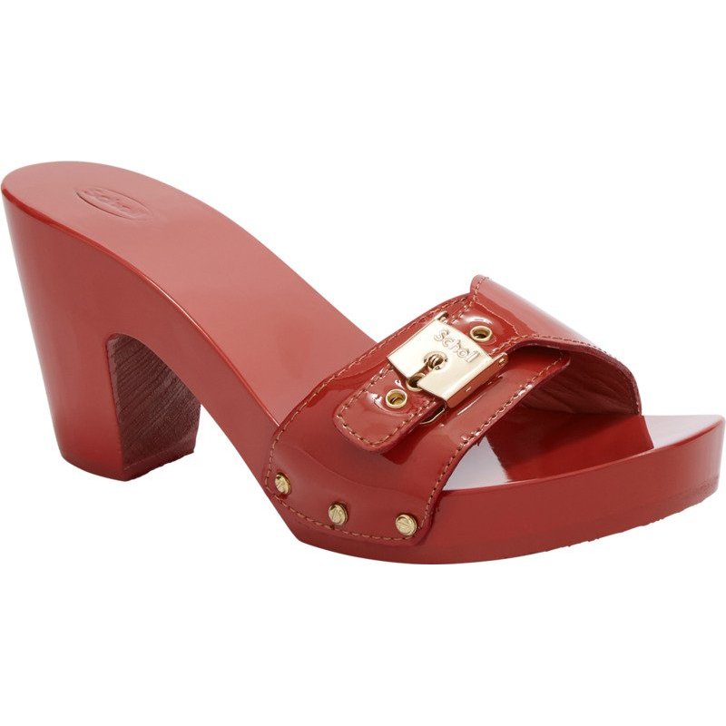 PACK 6 PESCURA CAMERON HIGH (F) CUIR - VERNI BRICK RED