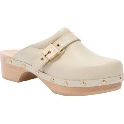 PACK 9 PESCURA CLOG 50 (F) CUIR - PLEINE FLEUR OFF WHITE/HONEY