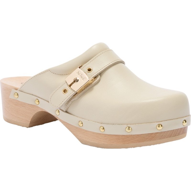PACK 6 PESCURA CLOG 50 (F) CUIR - PLEINE FLEUR OFF WHITE/HONEY