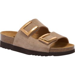 PACK 14 MONTEREY 2 STRAPS (F) CUIR SUEDE DARK BEIGE