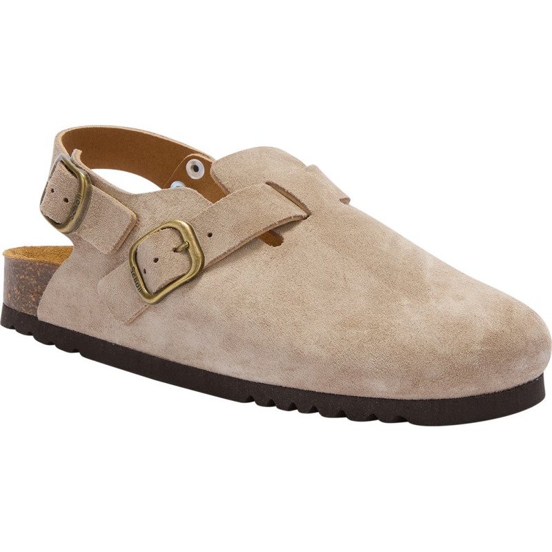 PACK 9 FAE BACKSTRAP (F) CUIR SUEDE DARK BEIGE