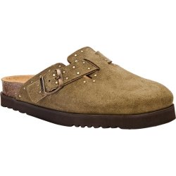 PACK 9 BEATRIZ CLOG (F) CUIR SUEDE KHAKI
