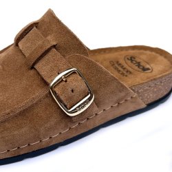 PACK 14 BORA MOCCASIN (F) CUIR SUEDE CACAO