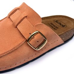 PACK 14 BORA MOCCASIN (F) CUIR SUEDE PEACH