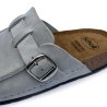 PACK 9 BORA MOCCASIN (F) CUIR SUEDE LIGHT GREY