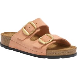 PACK 14 BORA 2 BUCKLES (F) CUIR SUEDE PEACH