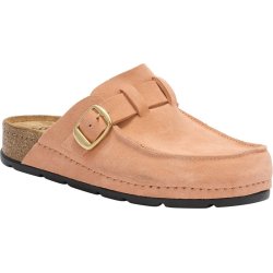 BORA MOCCASIN (F) CUIR SUEDE PEACH