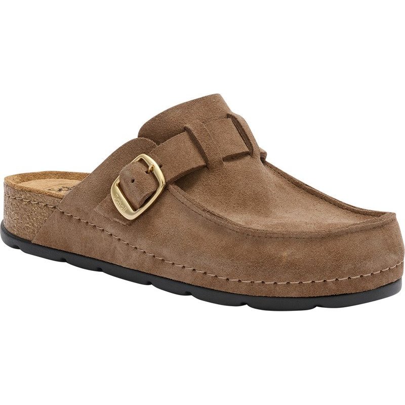 PACK 9 BORA MOCCASIN (F) CUIR SUEDE CACAO