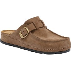 BORA MOCCASIN (F) CUIR SUEDE CACAO