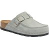 PACK 9 BORA MOCCASIN (F) CUIR SUEDE LIGHT GREY