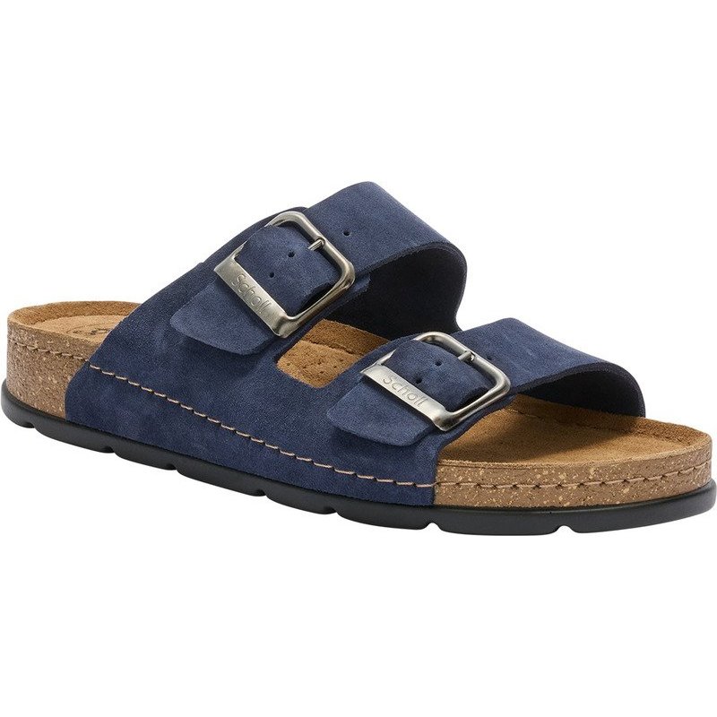 PACK 14 BORA 2 BUCKLES MAN (H) CUIR SUEDE NAVY BLUE