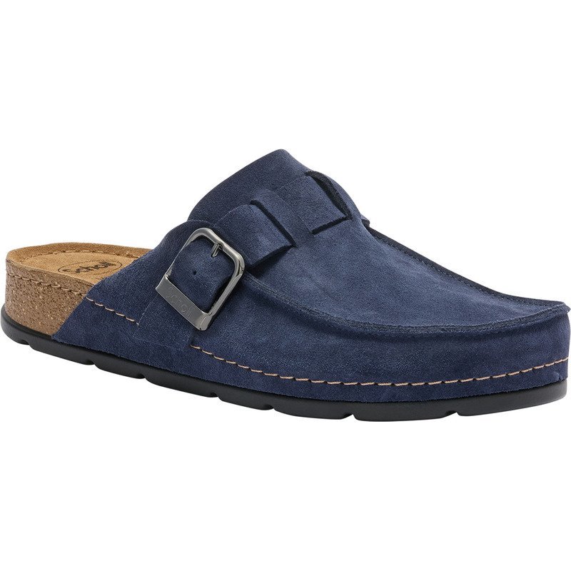 PACK 9 BORA MOCCASIN MAN (H) CUIR SUEDE NAVY BLUE